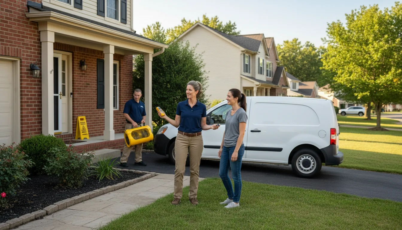 Water restoration image for Water Damage & Restoration Services in South Walpole, MA
